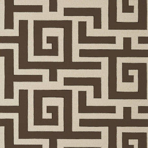 Tulum Brown T13226 by Thibaut Wallpaper