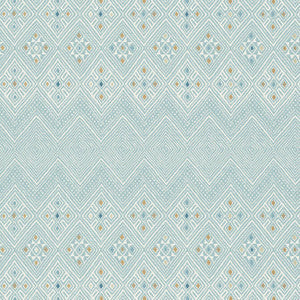 High Plains Spa Blue T13229 by Thibaut Wallpaper
