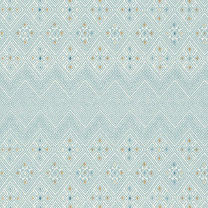 High Plains Spa Blue T13229 by Thibaut Wallpaper