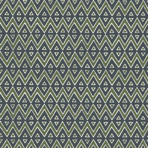 Tiburon Green and Bluestone T13235 by Thibaut Wallpaper