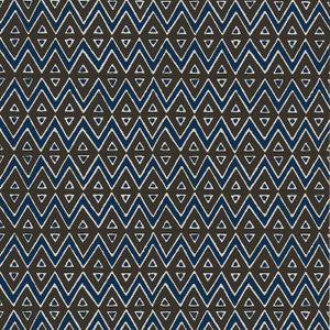 Tiburon Brown and Navy T13236 by Thibaut Wallpaper