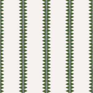 Reno Stripe Green T13242 by Thibaut Wallpaper