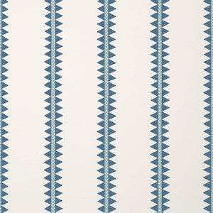 Reno Stripe Teal T13243 by Thibaut Wallpaper