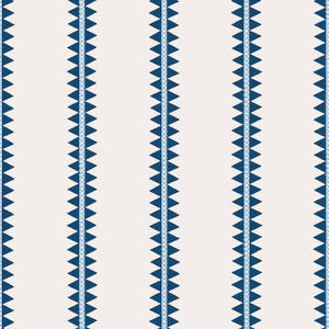 Reno Stripe Navy T13244 by Thibaut Wallpaper