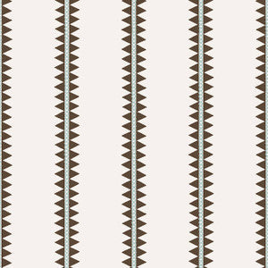 Reno Stripe Brown T13246 by Thibaut Wallpaper