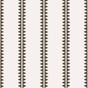 Reno Stripe Brown T13246 by Thibaut Wallpaper