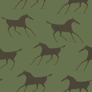 Marlborough Downs Green T13264 by Thibaut Wallpaper