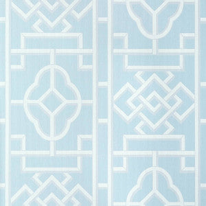 Gateway Spa Blue T13311 by Thibaut Wallpaper