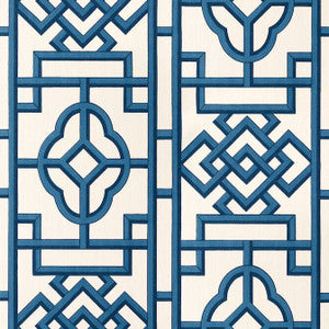 Gateway Navy T13314 by Thibaut Wallpaper