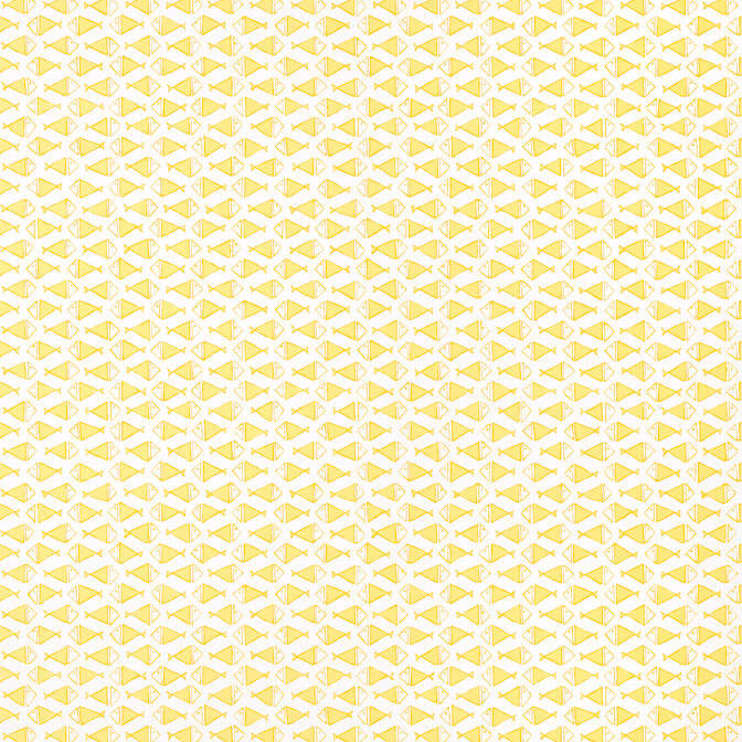 Pisces Yellow T13323 by Thibaut Wallpaper Thibaut Wallpaper Pisces Yellow T13323Wallpaper Pavilion Non-Woven Vinyl Wallpaper UNITED STATES </p><p>Repeat: V: 1.5 27 - Fabric Carolina -