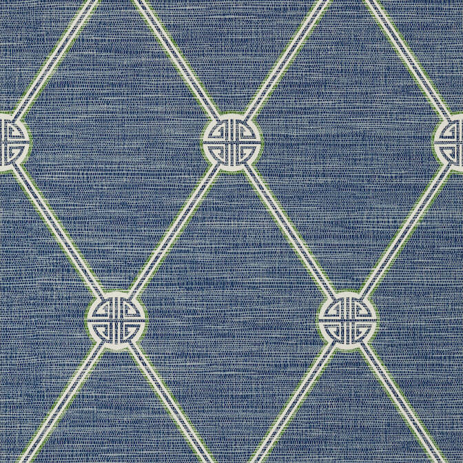 Turnberry Trellis Navy T13354 by Thibaut Wallpaper Thibaut Wallpaper Turnberry Trellis Navy T13354Wallpaper Pavilion Non-Woven Vinyl Wallpaper UNITED STATES </p><p>Repeat: V: 21 27 - Fabric Carolina -