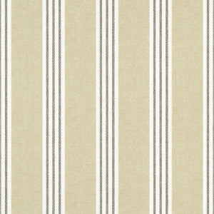 Canvas Stripe Black T13358 by Thibaut Wallpaper
