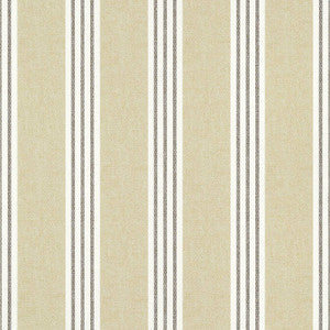Canvas Stripe Black T13358 by Thibaut Wallpaper