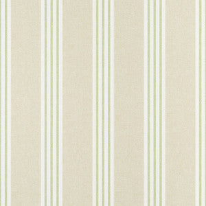 Canvas Stripe Green T13361 by Thibaut Wallpaper