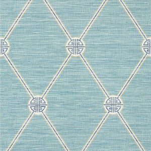 Turnberry Trellis Mineral T13391 by Thibaut Wallpaper