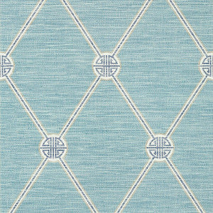 Turnberry Trellis Mineral T13391 by Thibaut Wallpaper