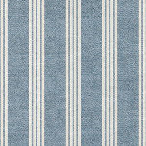 Canvas Stripe Navy T13393 by Thibaut Wallpaper