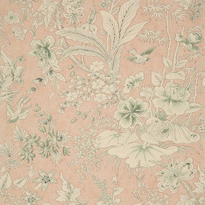 Rosalind Blush T13600 by Thibaut Wallpaper