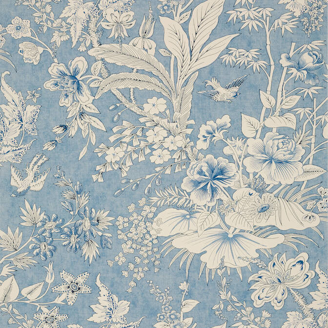 Rosalind Blue T13602 by Thibaut Wallpaper Thibaut Wallpaper Rosalind Blue T13602Wallpaper Grand Palace Non Woven Wallpaper UNITED STATES </p><p>Repeat: V: 27 27 - Fabric Carolina -
