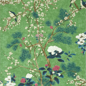 Katsura Emerald T13623 by Thibaut Wallpaper