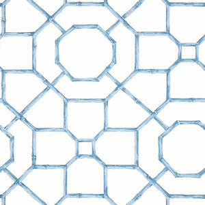 Arbor Light Blue T13672 by Thibaut Wallpaper