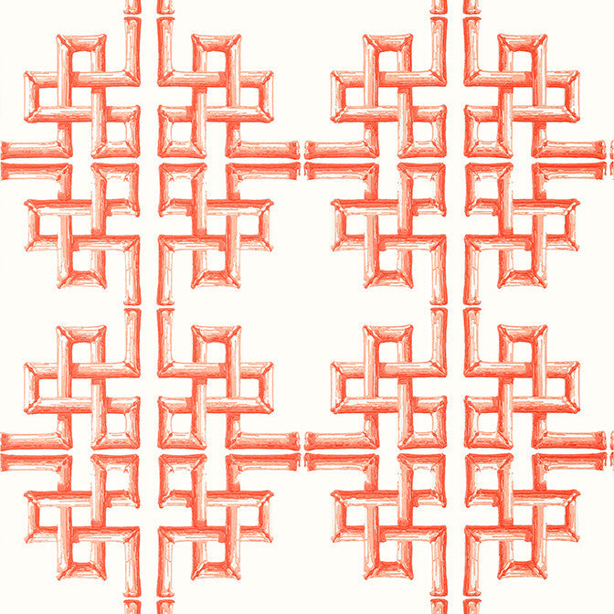 Boca Bamboo Coral T13904 by Thibaut Wallpaper Thibaut Wallpaper Boca Bamboo Coral T13904Wallpaper Palm Grove Non Woven Wallpaper UNITED KINGDOM </p><p>Repeat: V: 12.75 27 - Fabric Carolina -