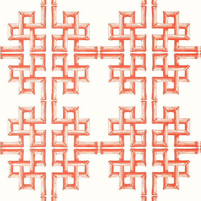 Boca Bamboo Coral T13904 by Thibaut Wallpaper Thibaut Wallpaper Boca Bamboo Coral T13904Wallpaper Palm Grove Non Woven Wallpaper UNITED KINGDOM </p><p>Repeat: V: 12.75 27 - Fabric Carolina -