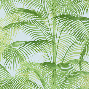 Delray Green and Blue T13937 by Thibaut Wallpaper
