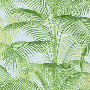 Delray Green and Blue T13937 by Thibaut Wallpaper