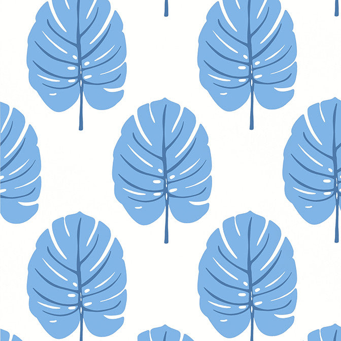 Monstera Blue T13953 by Thibaut Wallpaper Thibaut Wallpaper Monstera Blue T13953Wallpaper Palm Grove Wallpaper U.S.A. </p><p>Repeat: V: 18 27 - Fabric Carolina -