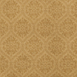 Bankun Damask Tobacco T14119 by Thibaut Wallpaper