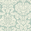 TRELAWNY DAMASK - Aqua by Thibaut Wallpaper