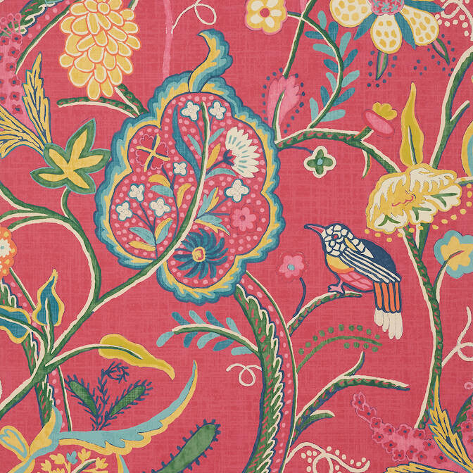 Windsor Pink T14302 by Thibaut Wallpaper Thibaut Wallpaper Windsor Pink T14302Wallpaper Canopy Non Woven Wallpaper UNITED STATES </p><p>Repeat: V: 41 27 - Fabric Carolina -