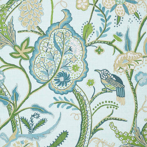 Windsor Spa Blue T14304 by Thibaut Wallpaper