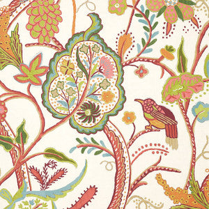 Windsor Cream and Red T14305 by Thibaut Wallpaper