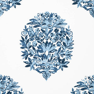 Ridgefield Blue T14322 by Thibaut Wallpaper