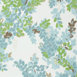 Central Park Spa Blue T14335 by Thibaut Wallpaper