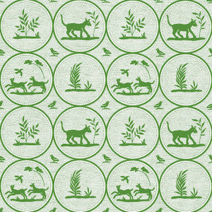 Dooley Green T14351 by Thibaut Wallpaper