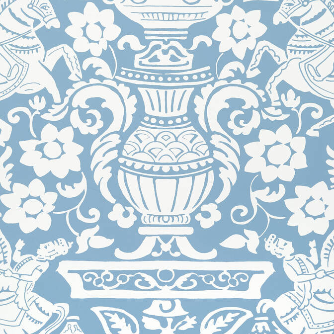 Galway Blue T14361 by Thibaut Wallpaper Thibaut Wallpaper Galway Blue T14361Wallpaper Canopy Wallpaper UNITED STATES </p><p>Repeat: V: 36 27 - Fabric Carolina -