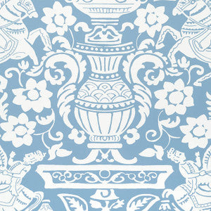 Galway Blue T14361 By Thibaut Wallpaper