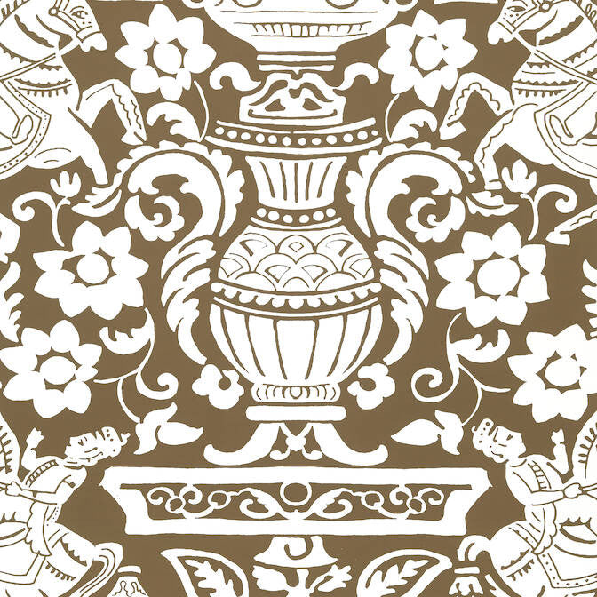 Galway Brown T14364 by Thibaut Wallpaper Thibaut Wallpaper Galway Brown T14364Wallpaper Canopy Wallpaper UNITED STATES </p><p>Repeat: V: 36 27 - Fabric Carolina -