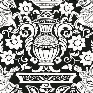 Galway Black T14365 by Thibaut Wallpaper