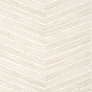 Wood Herringbone Oyster T14569 by Thibaut Wallpaper