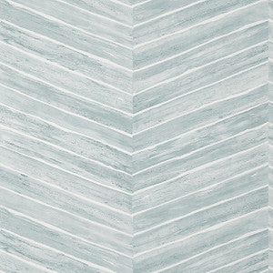 Wood Herringbone Slate T14571 by Thibaut Wallpaper