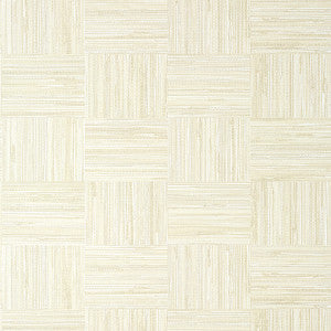 Bayshore Basket Off White T14587 by Thibaut Wallpaper