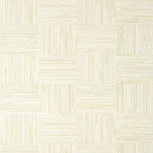 Bayshore Basket Off White T14587 by Thibaut Wallpaper