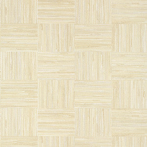 Bayshore Basket Sand T14588 by Thibaut Wallpaper