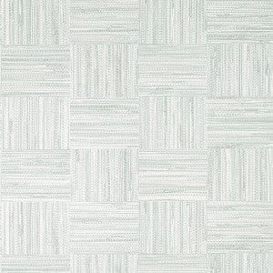 Bayshore Basket Grey T14589 by Thibaut Wallpaper