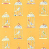 TWEETY - Tangerine by Thibaut Wallpaper