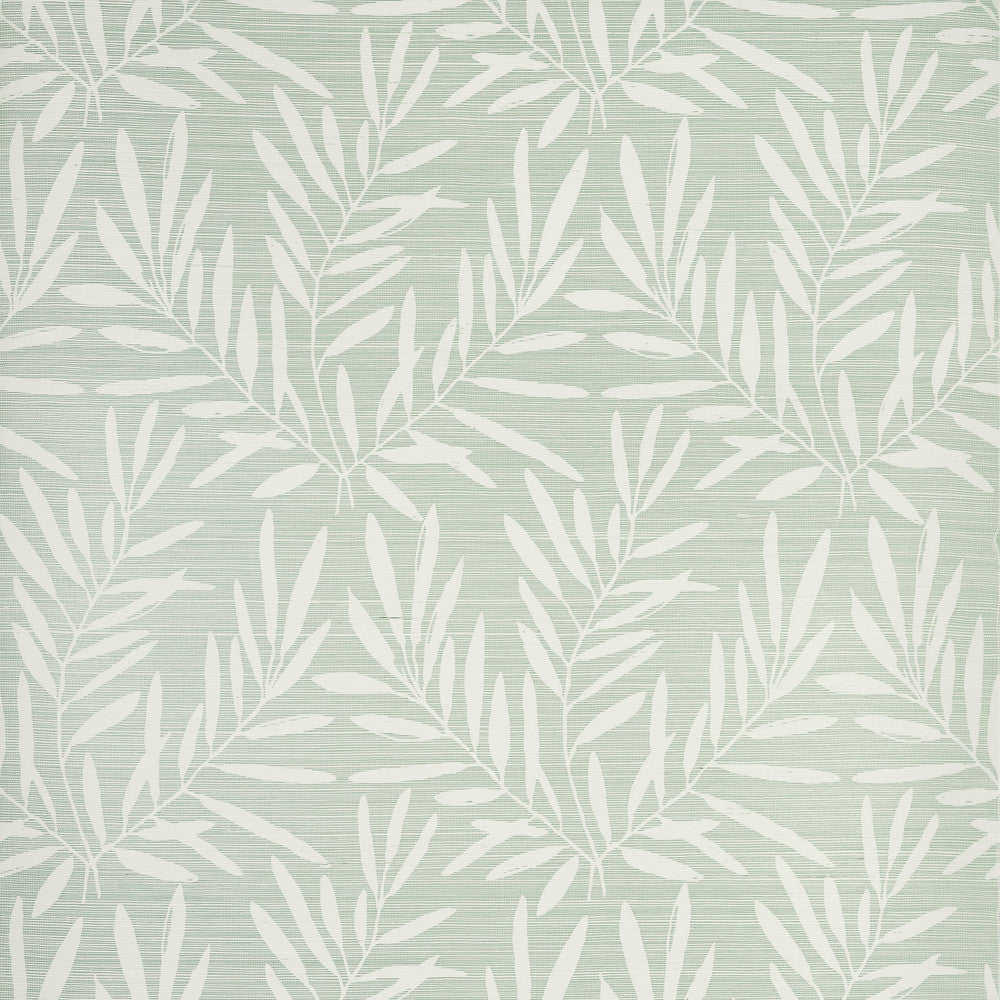 Thibaut Wallpaper Summer Leaves Willow T15800  Wallpaper Sisal  U.S.A </p><p>Repeat: H: , V: 27.5  (69.85 cm) 36 in  (91.44 cm) - My Fabric Connection -